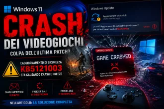 Aggiornamento Windows 11 Crash videogiochi
