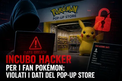 Dati rubati al Pokemon Center
