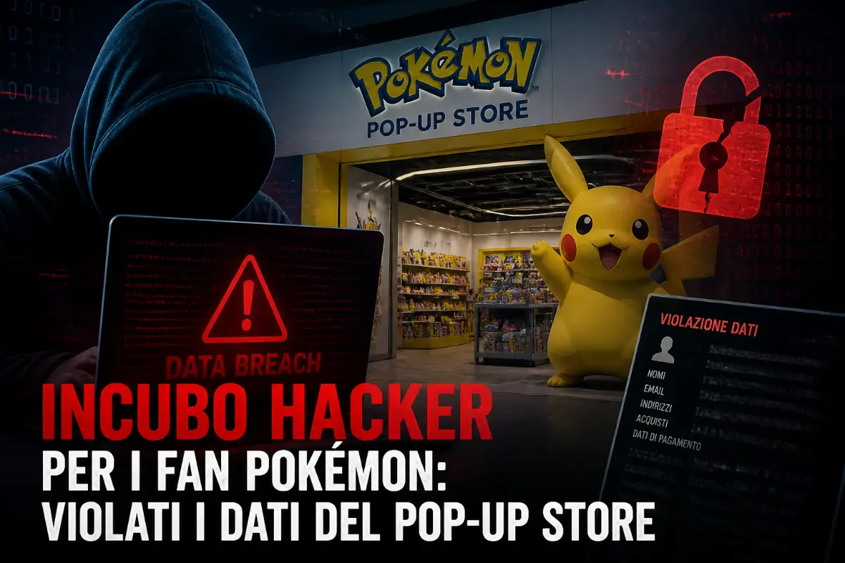 Dati rubati al Pokemon Center
