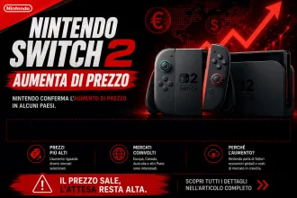 Prezzo aumentato Nintendo Switch 2