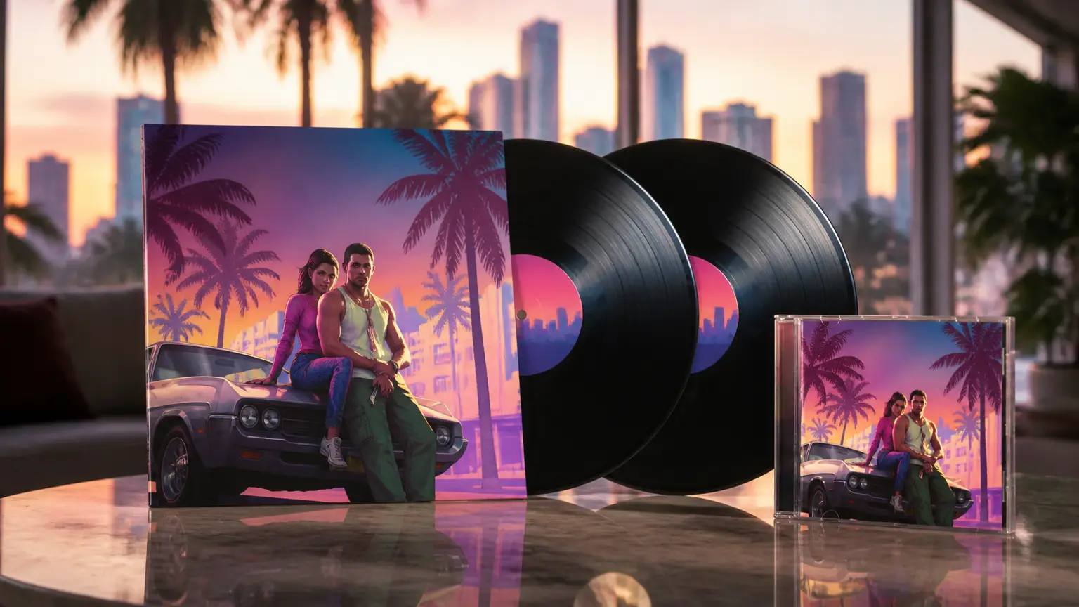 GTA VI: The Album in preordine, la colonna sonora arriva in doppio vinile e CD