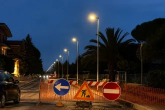 Palidoro, nuova illuminazione pubblica: modifiche alla viabilità dal 15 ottobre